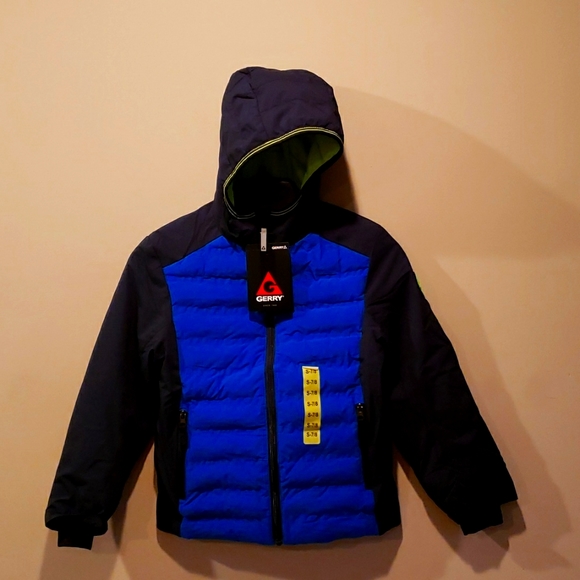 Boys Gerry Jacket Size 7/8 Blue in Color - Picture 2 of 8